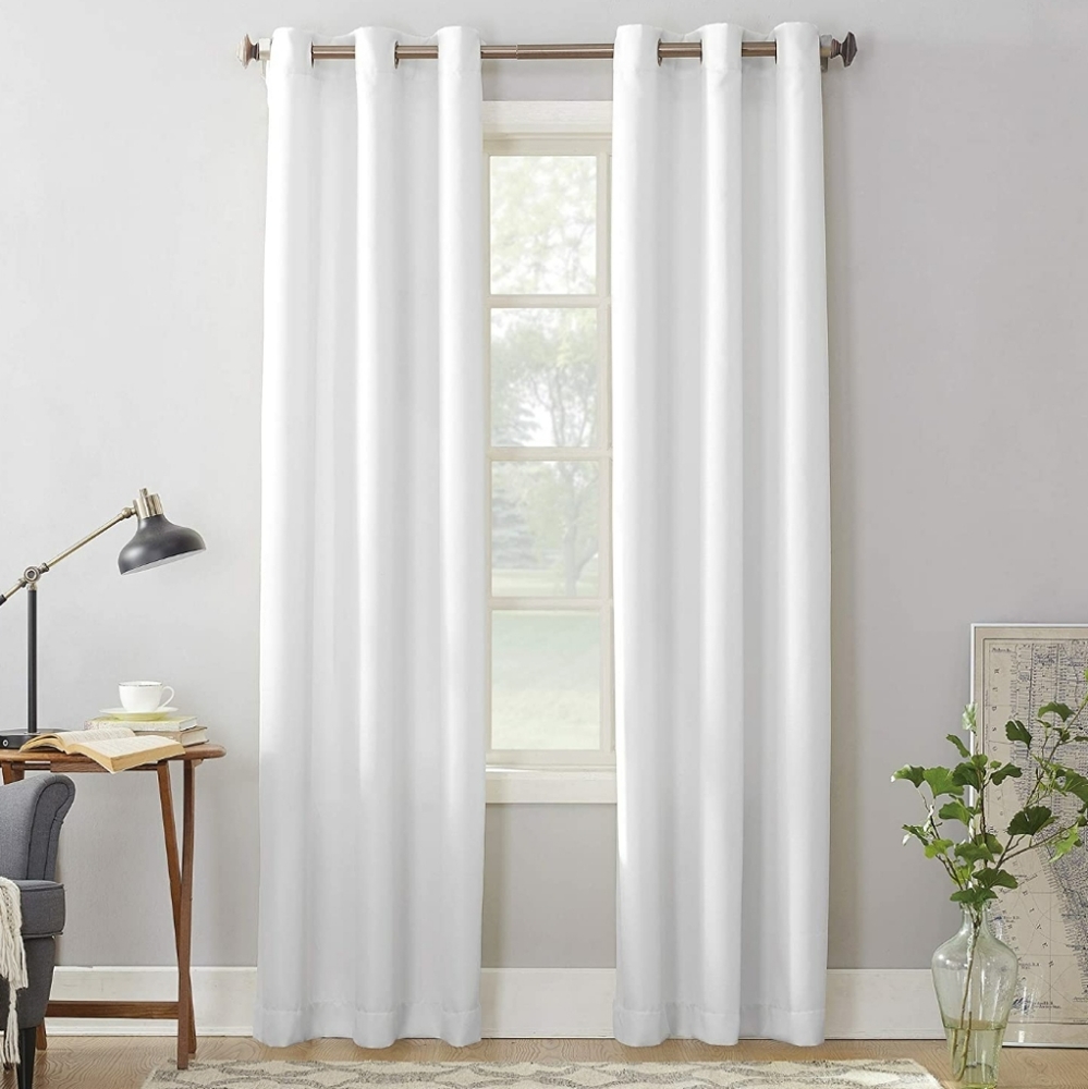 No. 918 Montego White Curtain Panel 48x95